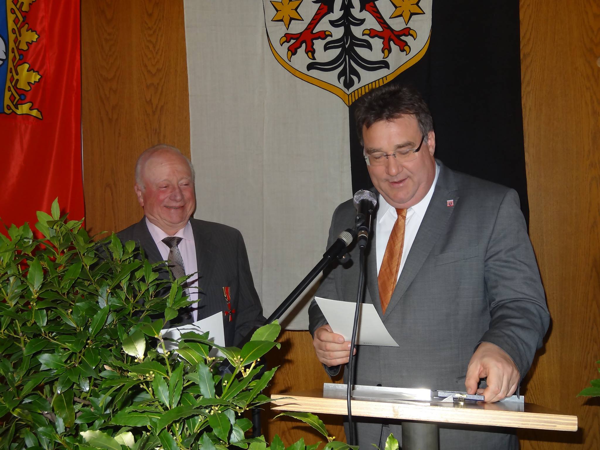 Verleihung des Bundesverdienstkreuzes an Norbert Otto 2017